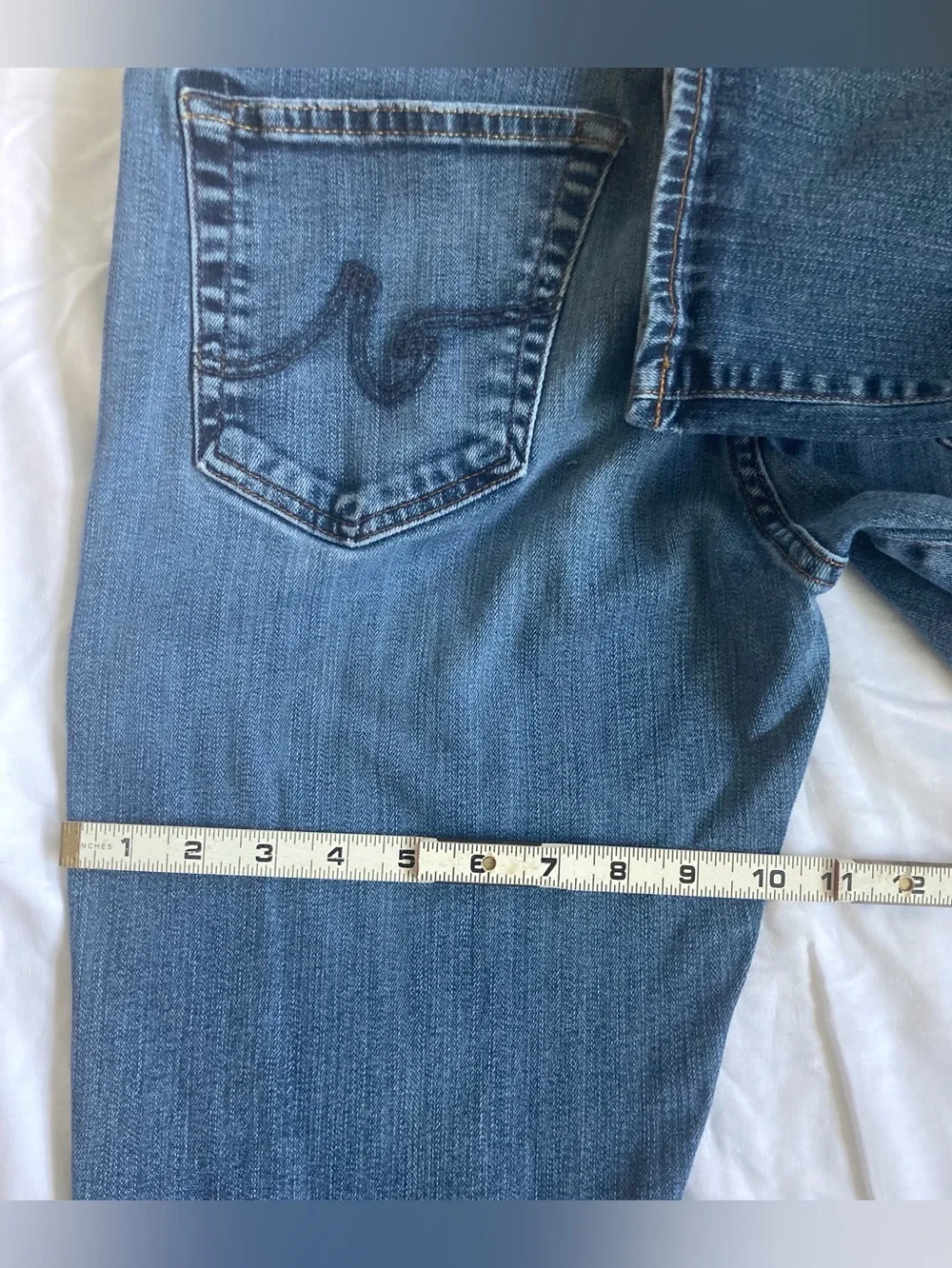 AG Adriano Goldschmied  The Graduate Jeans Made in USA 36X34 South Gate, CA.2016